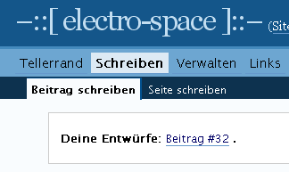 angezeigte Entwürfe
