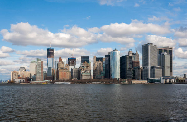 New York, Skyline, Staten Island Ferry
